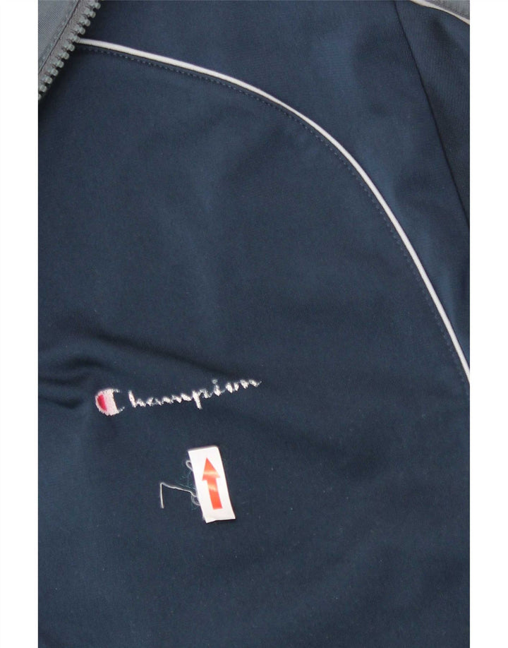 Giacca sportiva da uomo Champion XL XL in poliestere color block blu navy