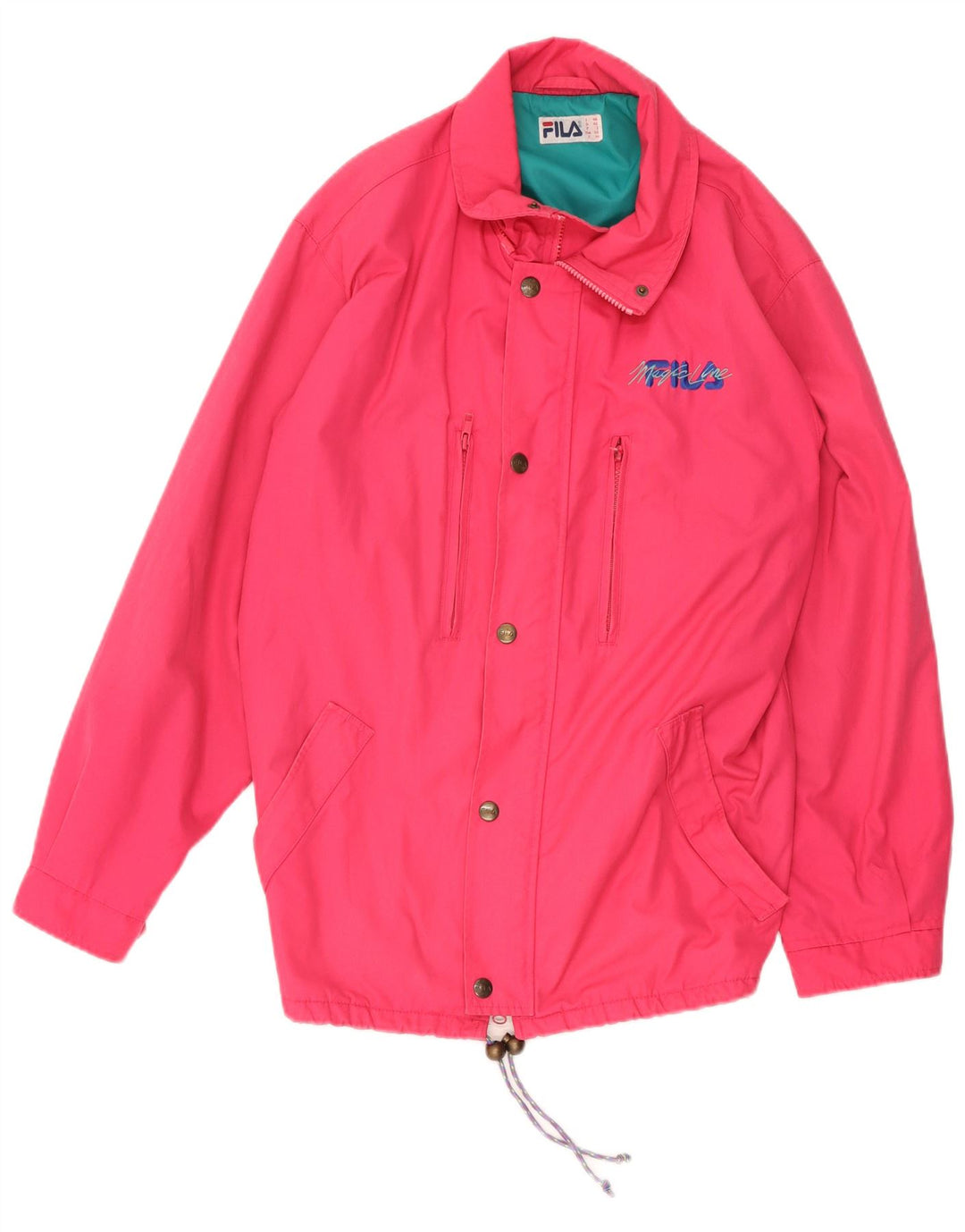 Giacca a vento da donna Fila IT 46 Small Rosa Poliestere