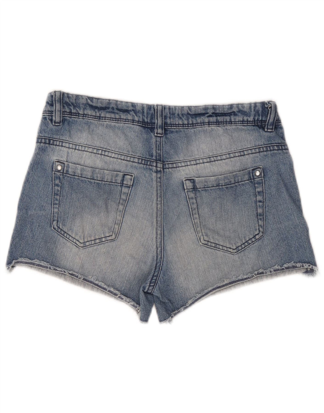 Pantaloncini di jeans da donna Benetton W26 piccoli blu