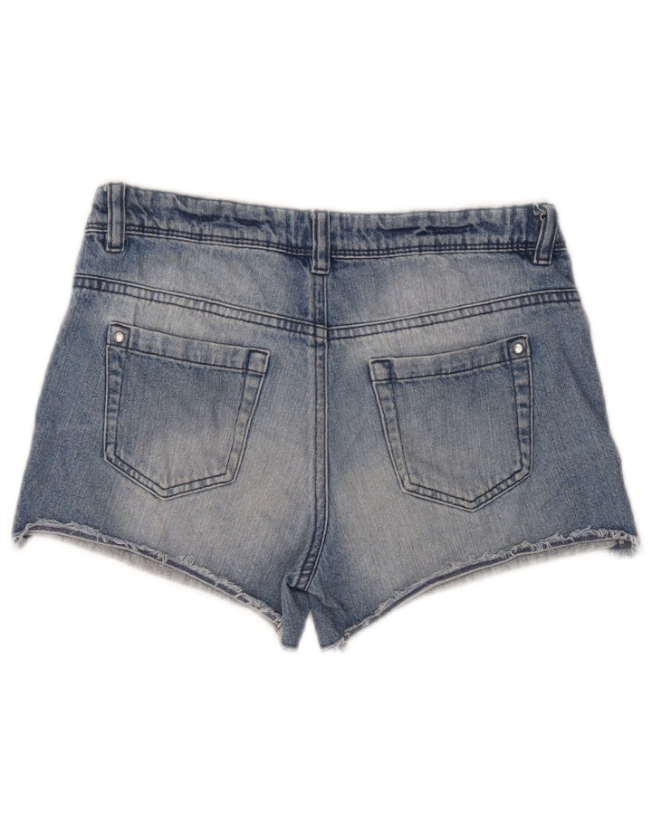 Pantaloncini di jeans da donna Benetton W26 piccoli blu
