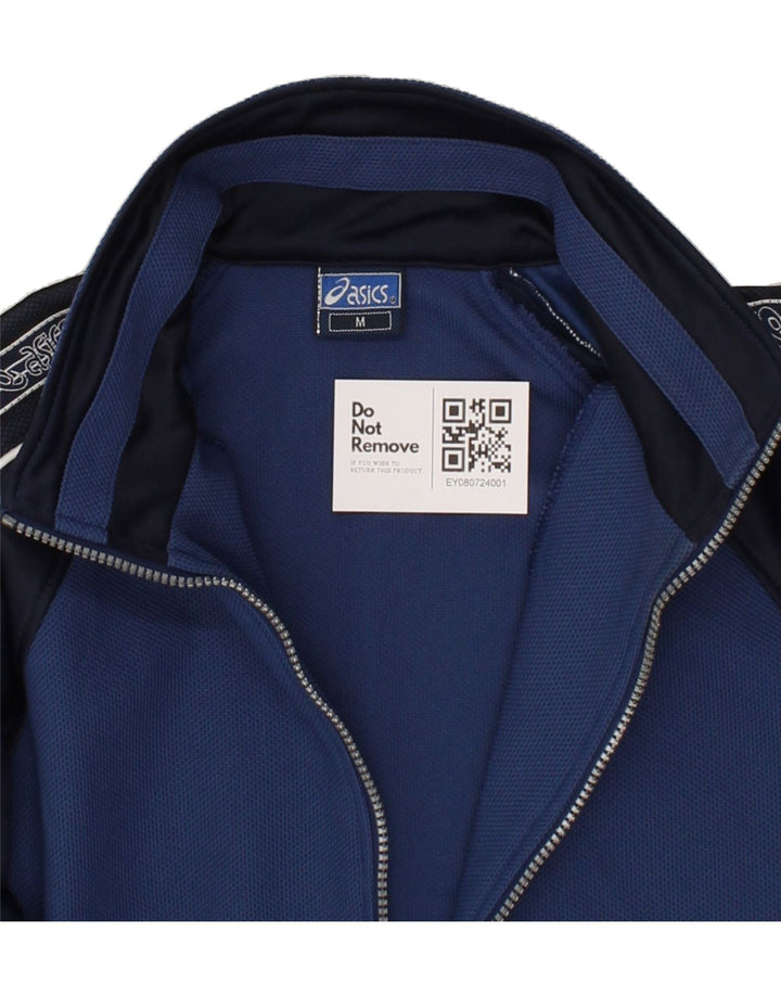 Giacca da tuta grafica ASICS da uomo, colore blu navy medio