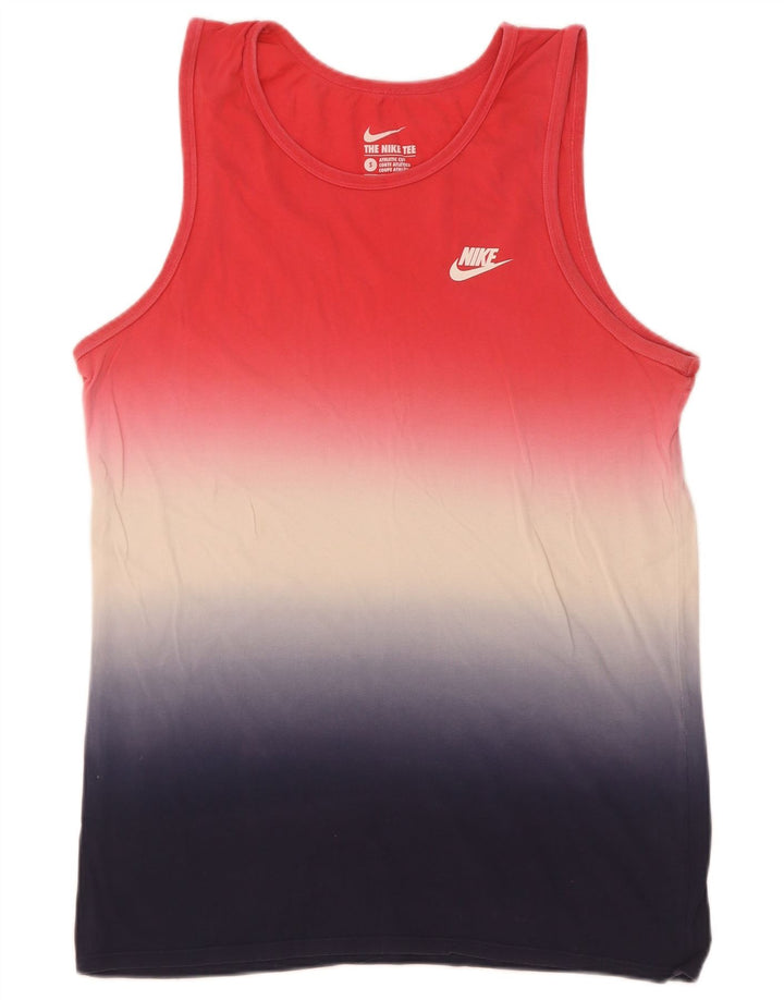 Canotta Nike da uomo dal taglio atletico, piccola, multicolore, color block
