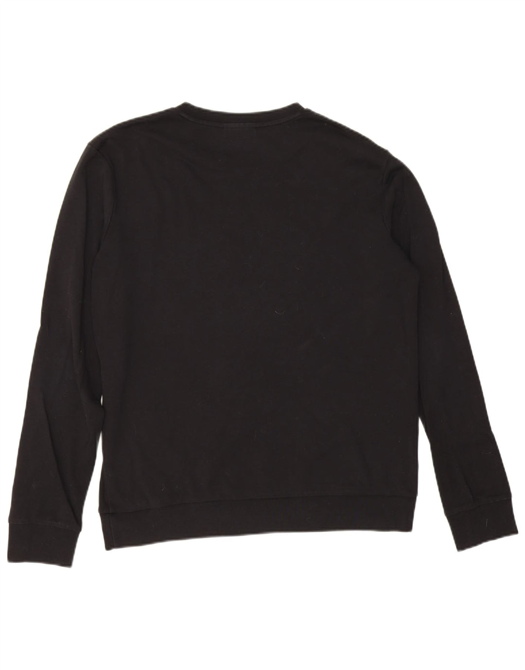 Hugo Boss Felpa grafica da uomo Maglione grande cotone nero