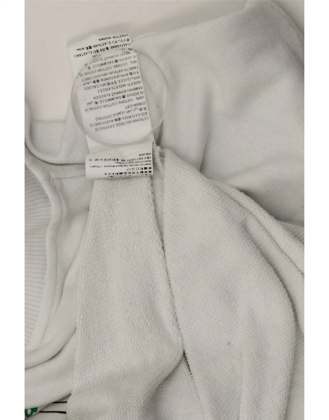 Benetton Uomo Felpa grafica Peanuts Maglione color block bianco medio