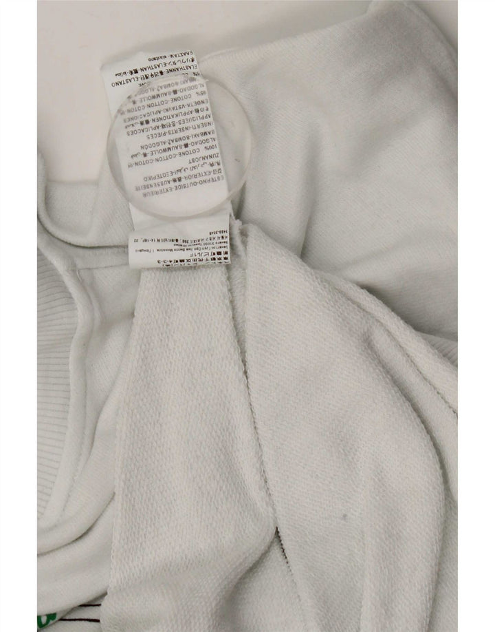 Benetton Uomo Felpa grafica Peanuts Maglione color block bianco medio