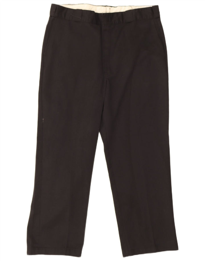 Pantaloni chino dritti da uomo Dickies W38 L29 poliestere nero