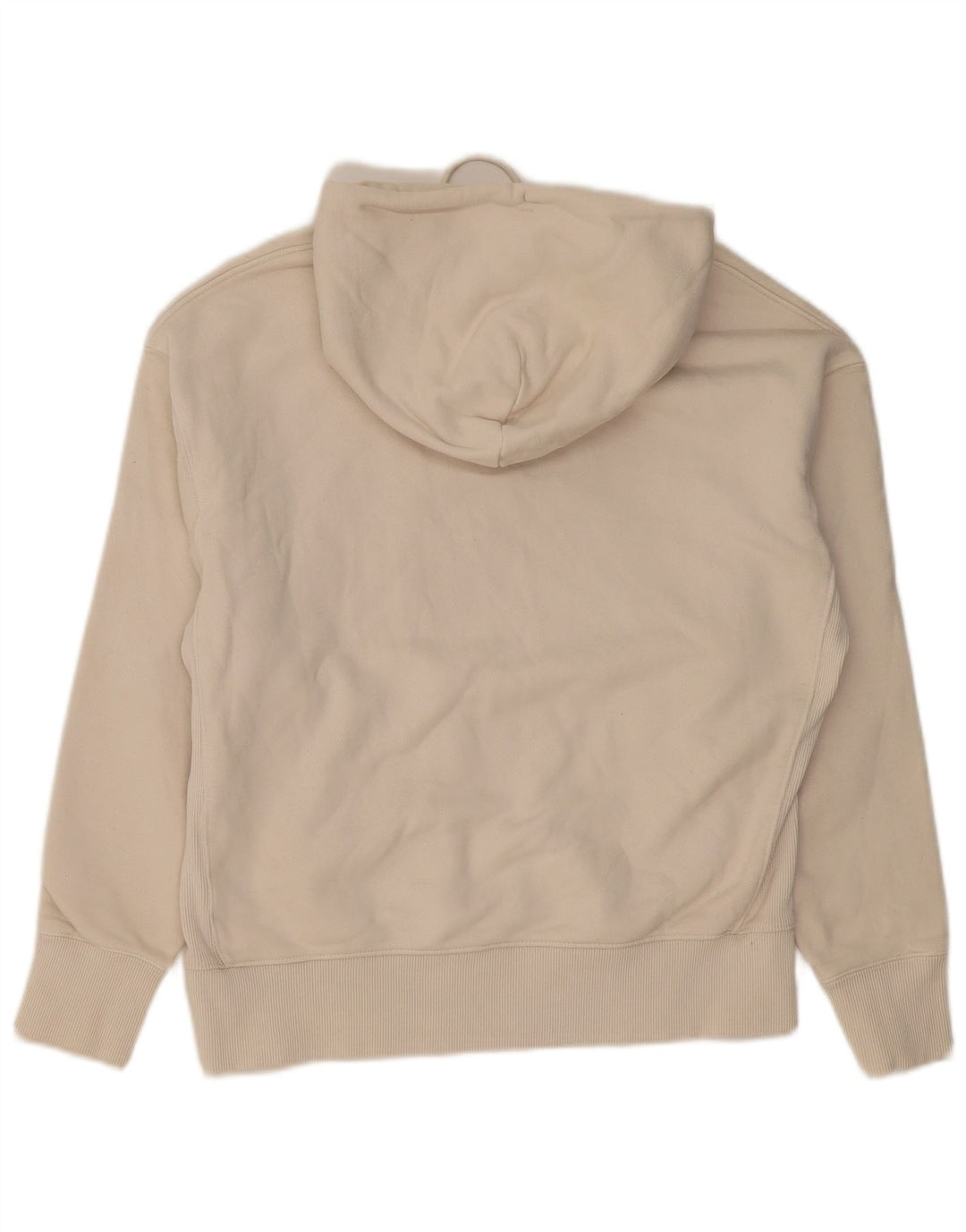 Maglione con cappuccio grafico da uomo Tommy Hilfiger piccolo in cotone bianco sporco