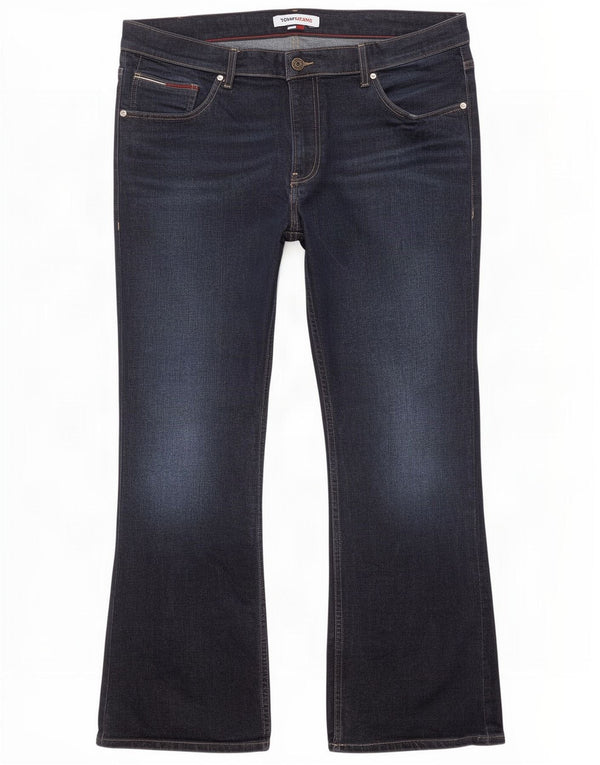 Tommy Hilfiger Donna Ryan Regular Bootcut Jeans W38 L30 Blu Navy Cotone