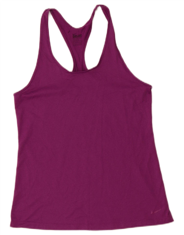Canotta NIKE Dri Fit da donna UK 8 Small Viola
