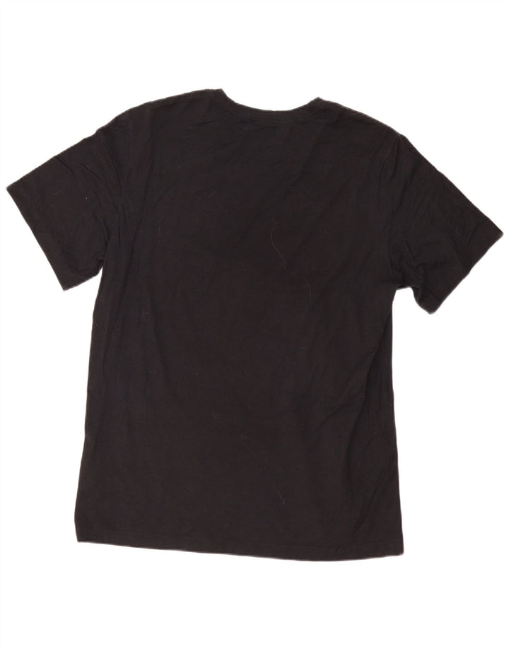 T-shirt grafica da uomo Nike Top grande in cotone nero