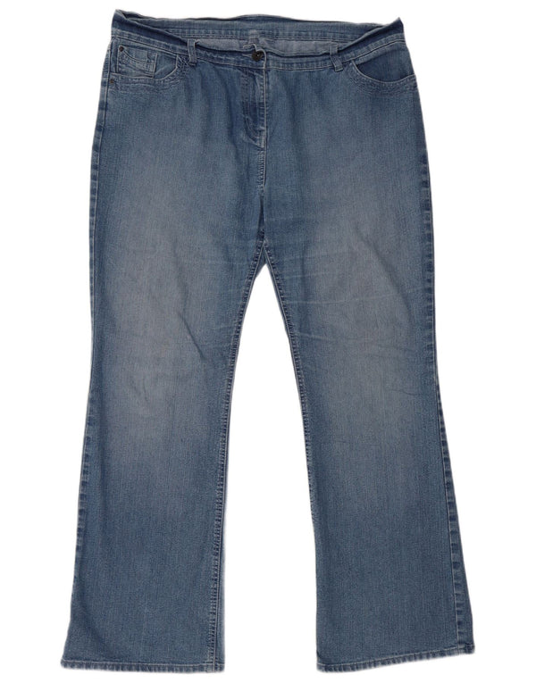 Jeans Bootcut da donna Marks & Spencer UK 18 XL W38 L30 Cotone blu