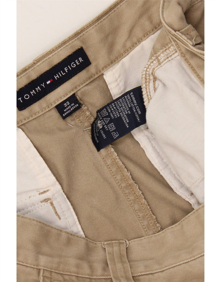 Pantaloncini cargo da uomo Tommy Hilfiger W33 cotone beige medio