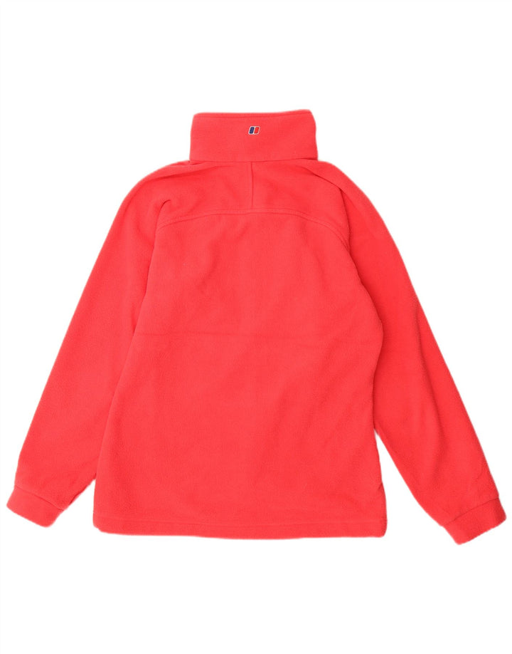 BERGHAUS Womens Fleece Jacket UK 12 Medium Pink Polyester