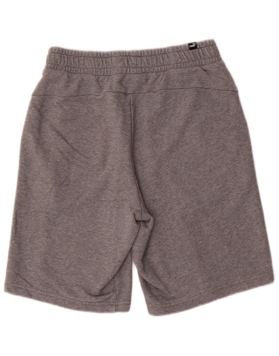 Pantaloncini sportivi da uomo Puma in cotone screziato grigio medio