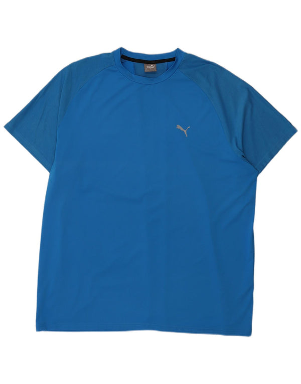 Maglietta Puma da uomo Top 2XL Blu