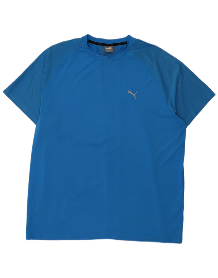 Maglietta Puma da uomo Top 2XL Blu