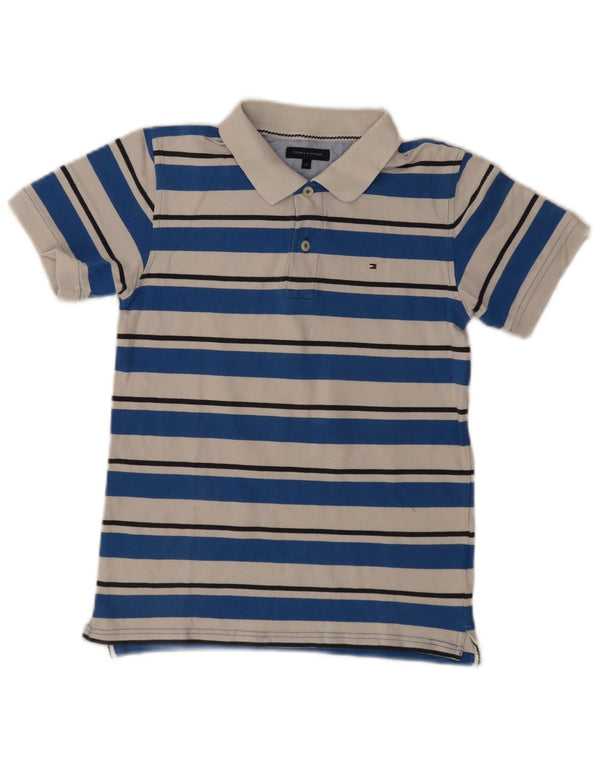 Polo Tommy Hilfiger da bambino 11-12 anni a righe blu