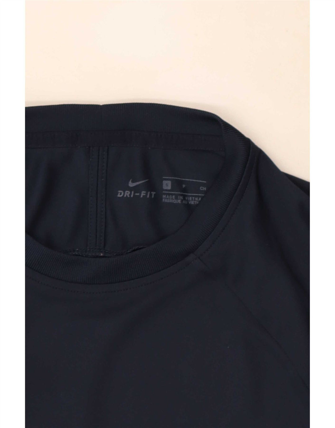 T-shirt Nike Dri Fit da uomo, piccola, color block blu navy