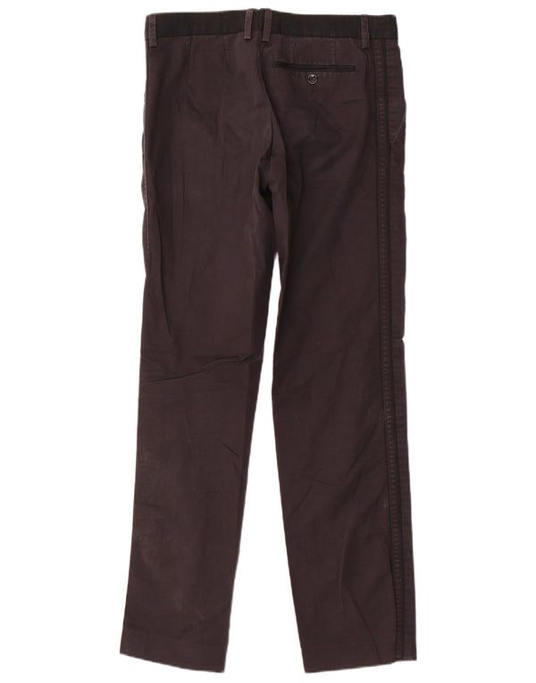 DOLCE & GABBANA Pantaloni chino dritti da donna IT 46 Large W32 L32 Nero