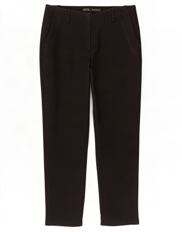 Pantaloni chino affusolati da donna Zara EU 38 piccoli W28 L26 neri