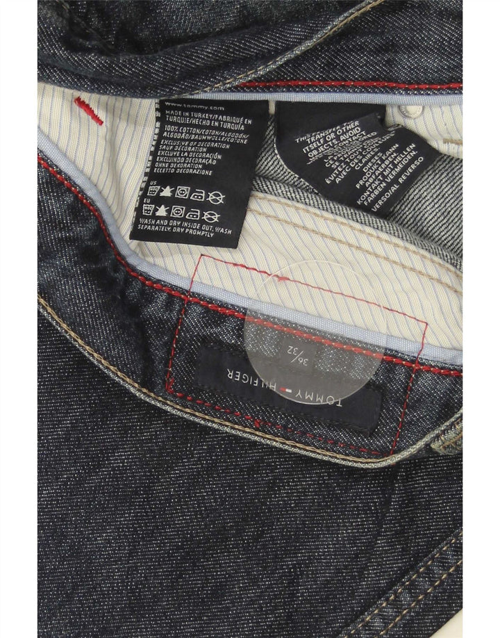 Jeans dritti da uomo Tommy Hilfiger W36 L32 cotone blu