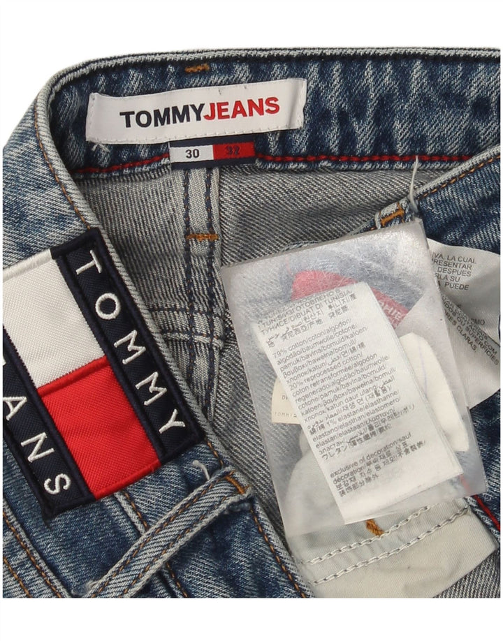 Jeans svasati da donna Tommy Hilfiger W30 L32 cotone blu