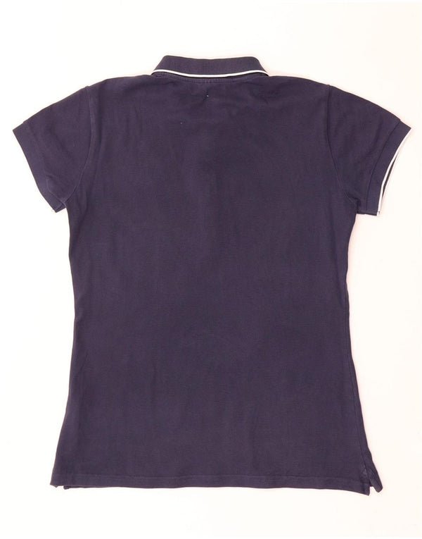 Polo da donna North Sails UK 10 Small in cotone blu navy