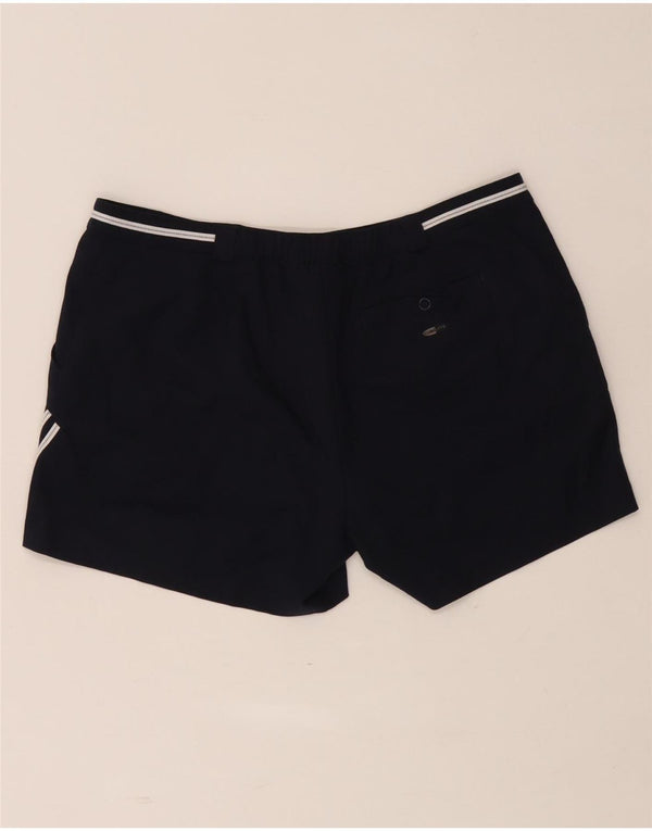 Pantaloncini chino Adidas Climalite da donna UK 16 Large W34 poliestere blu navy