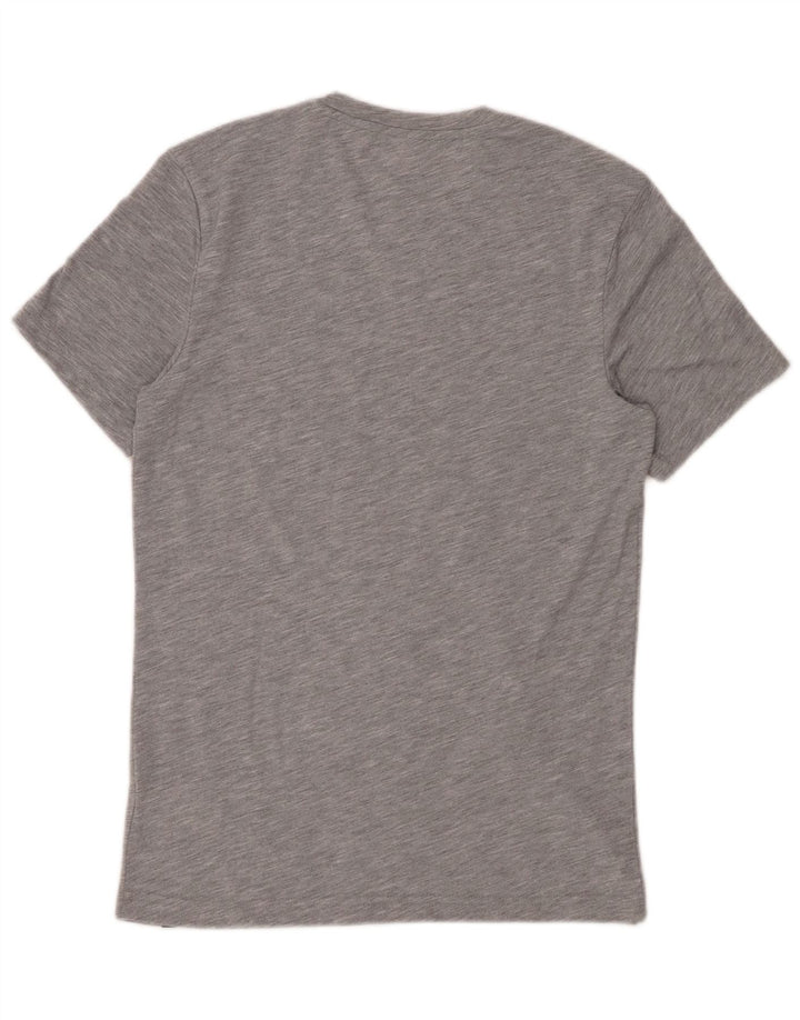 T-shirt grafica da uomo REEBOK Top piccolo in poliestere chiazzato grigio