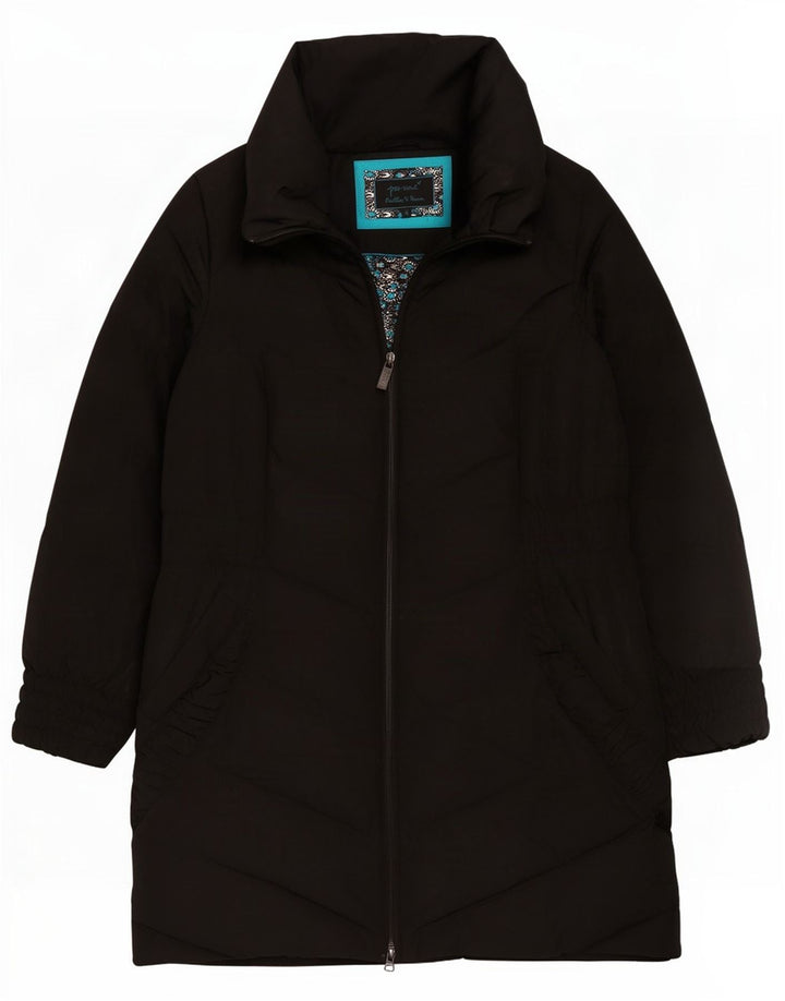 Cappotto imbottito Marks & Spencer da donna Per Una UK 14 poliestere nero medio