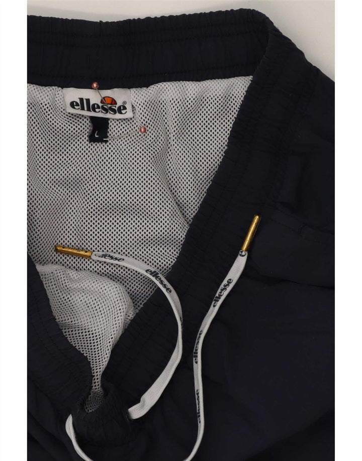 Pantaloncini sportivi da uomo Ellesse grandi in poliestere blu navy