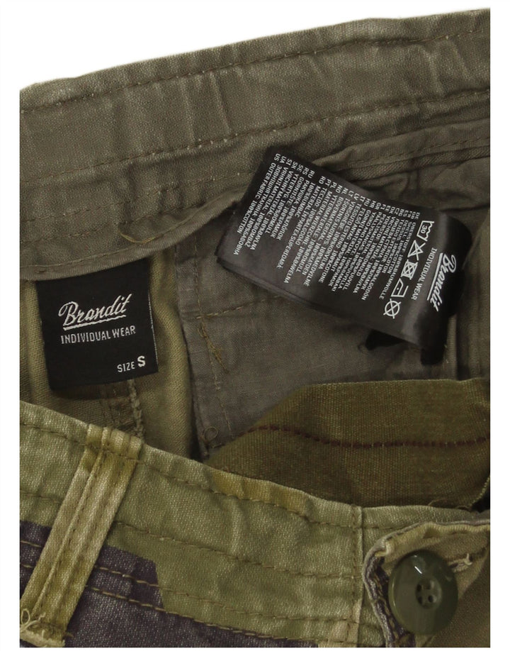 Pantaloncini cargo da uomo Brandit piccoli W28 cotone mimetico kaki