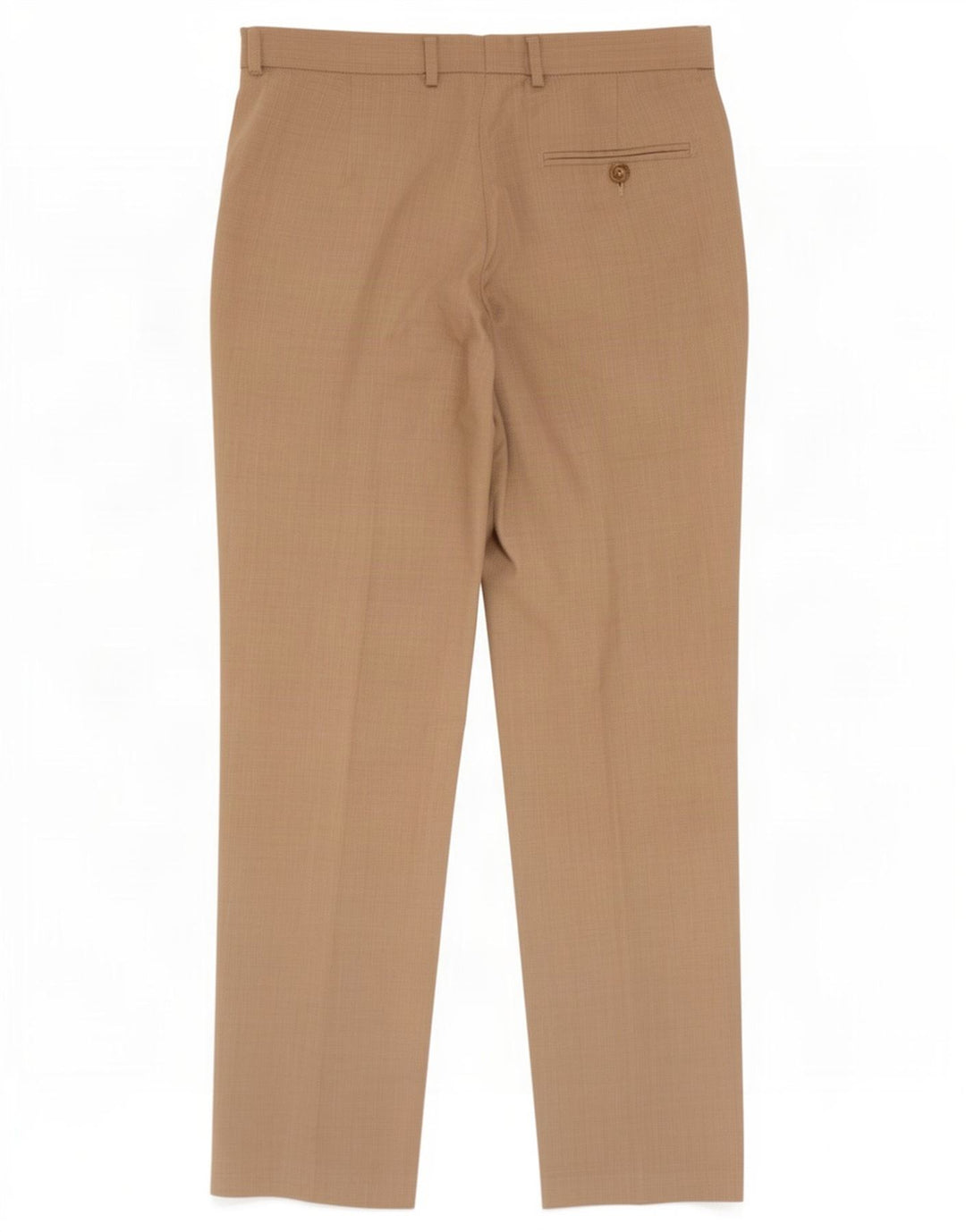 Pantaloni da abito vestibilità regolare da uomo Marks & Spencer W32 L31 Poliestere beige