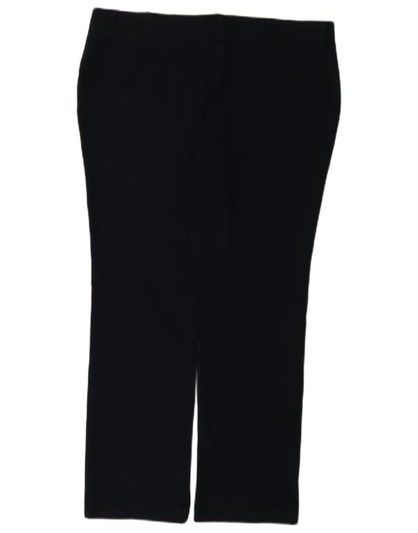Pantaloni casual dritti da donna Lee US 16 2XL W38 L29 Rayon blu navy