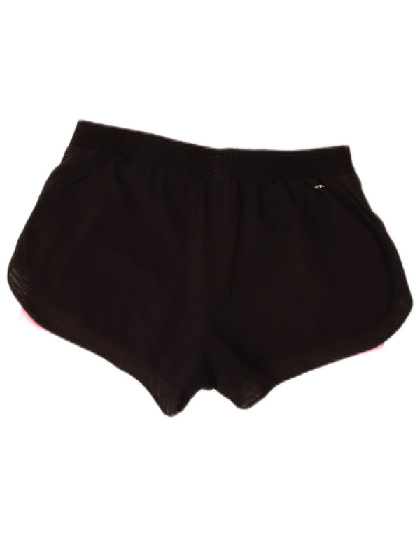 Pantaloncini sportivi Adidas Climalite da donna UK 12/14 Poliestere nero medio