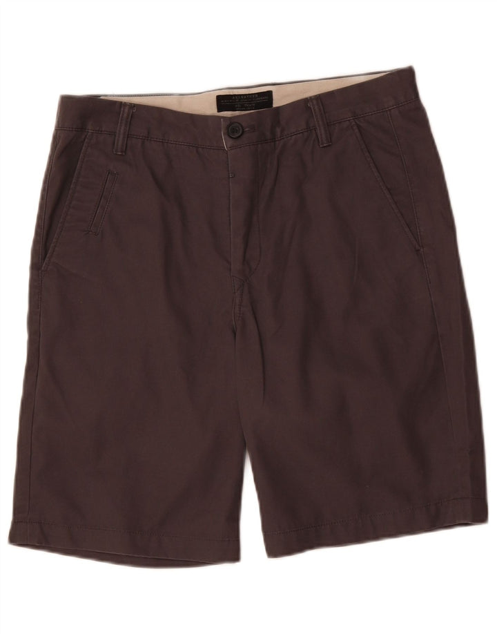 Pantaloncini chino da uomo All Saints W30 in cotone marrone medio