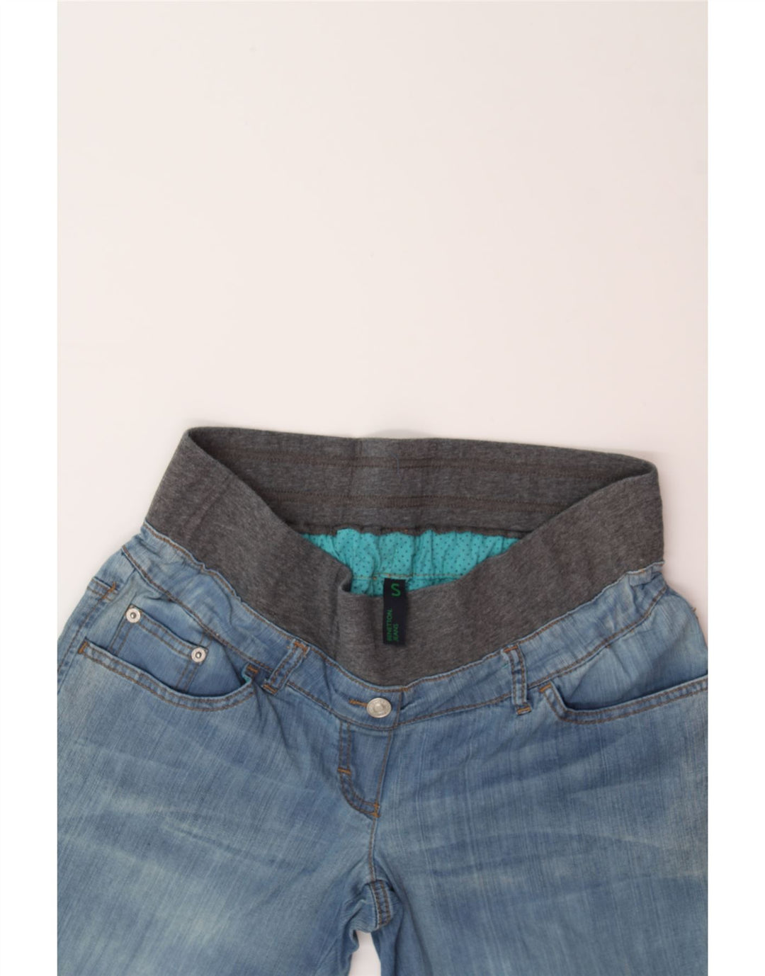 BENETTON Womens Denim Shorts Small W27 Blue Cotton Vintage Benetton and Second-Hand Benetton from Messina Hembry 