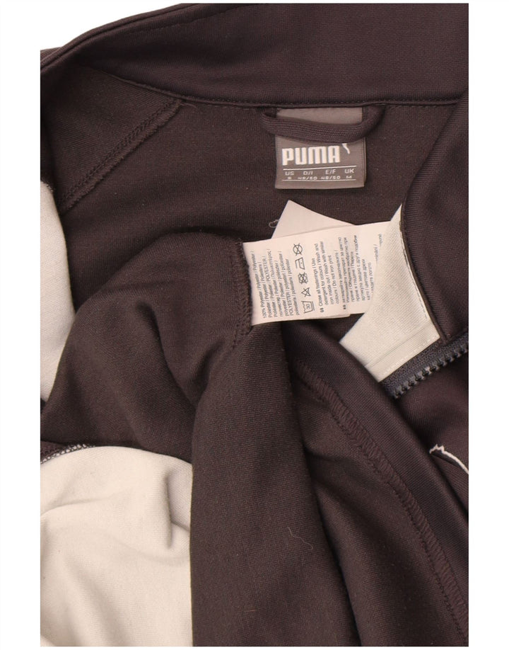 Puma Uomo Pullover Tuta Top Small Grigio Colourblock Poliestere