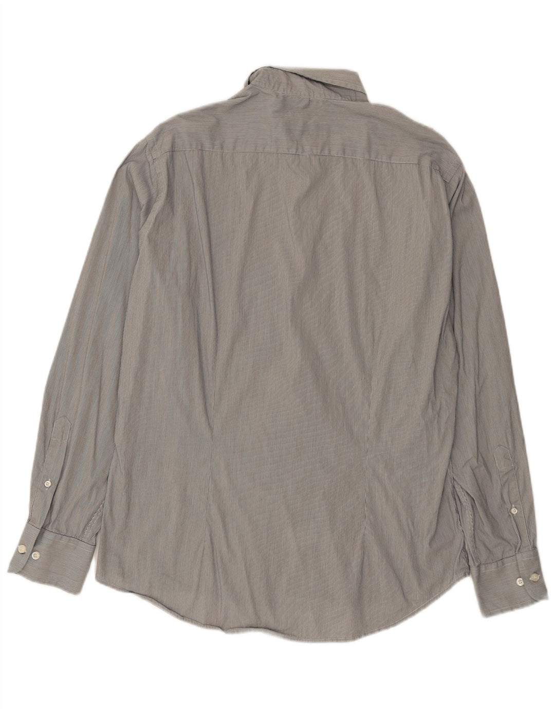 FRED PERRY Camicia slim fit da uomo XL in cotone gessato grigio