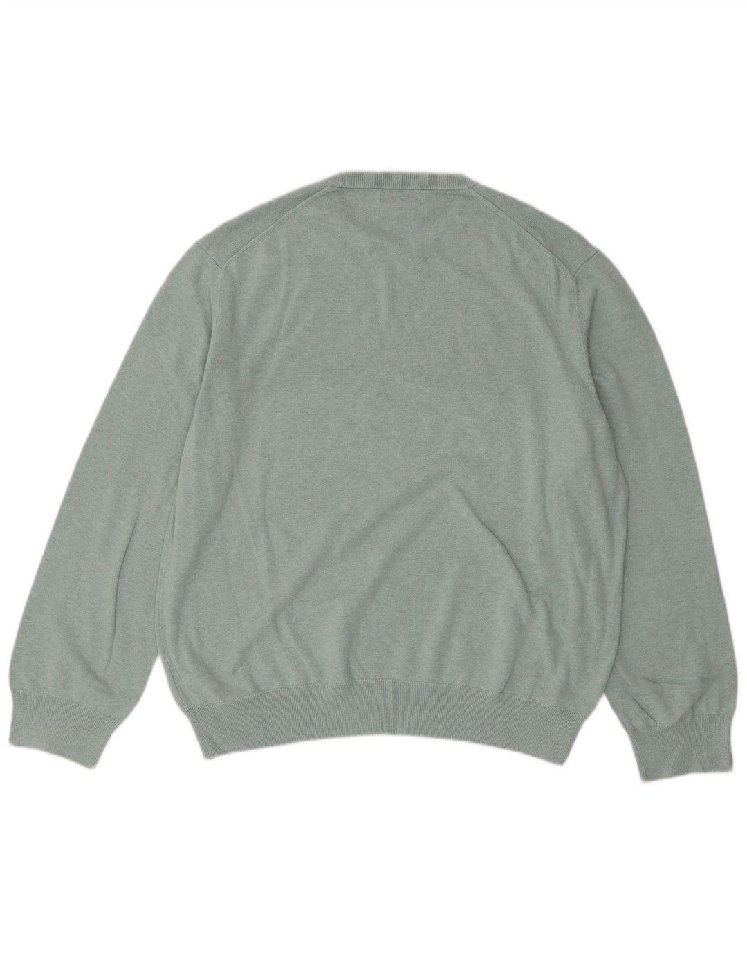 MARKS & SPENCER Maglione girocollo da uomo 2XL cotone verde