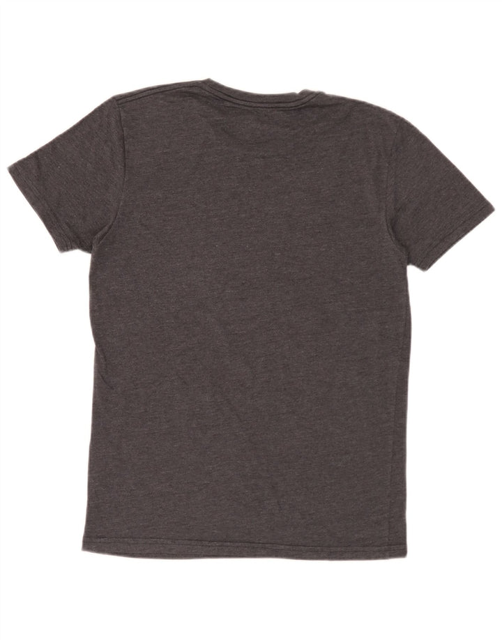 T-shirt grafica da uomo Volcom Top piccola in cotone grigio
