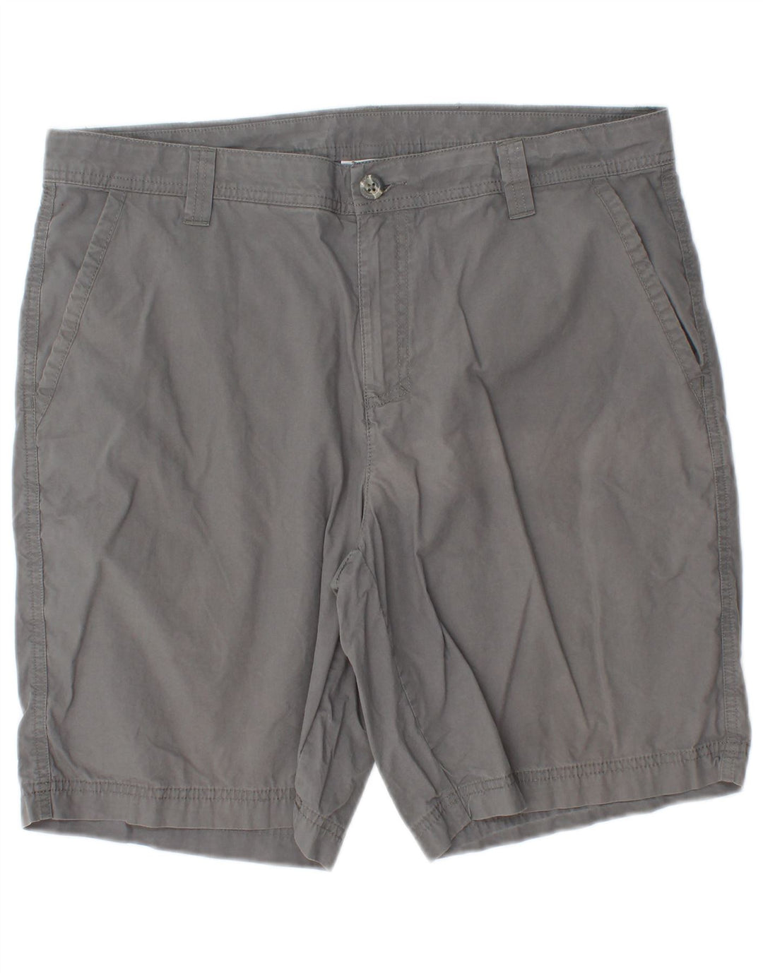 Pantaloncini chino da uomo Columbia W34 grandi in cotone grigio
