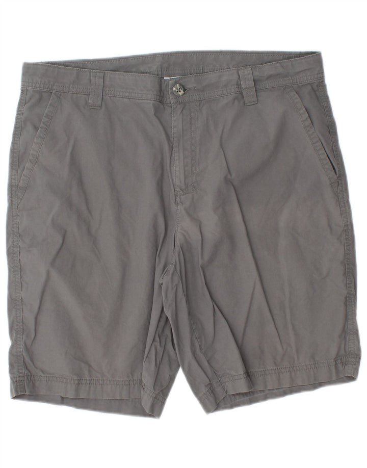 Pantaloncini chino da uomo Columbia W34 grandi in cotone grigio