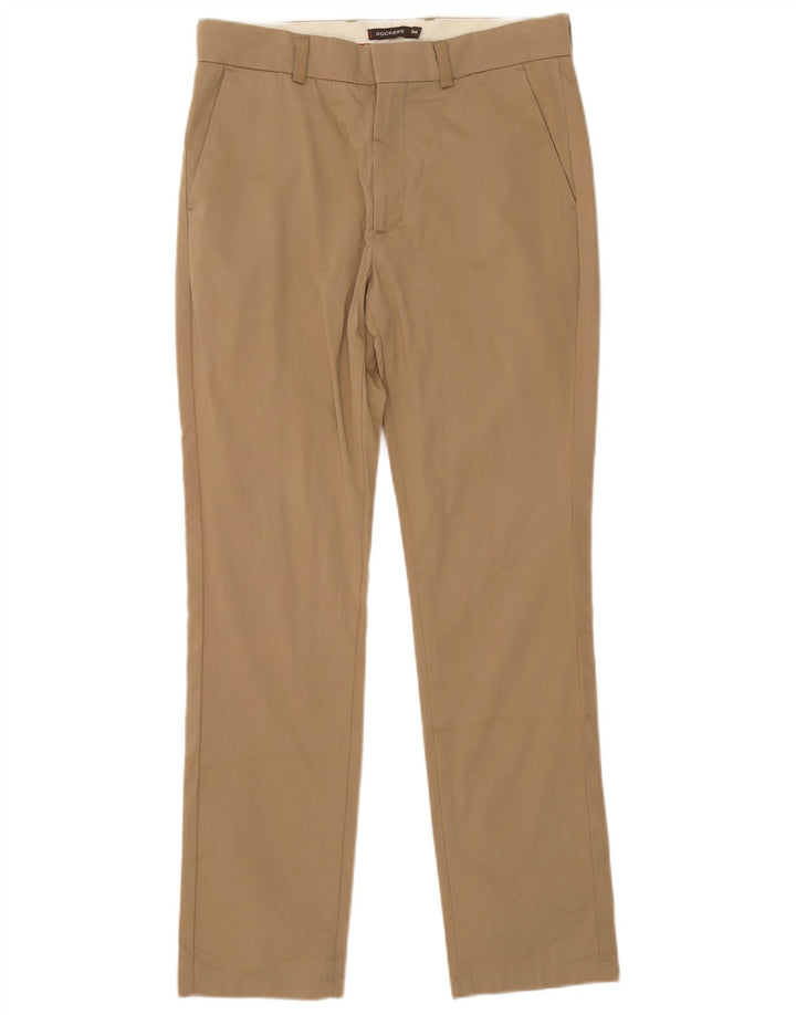 Pantaloni chino slim da uomo Dockers W32 L30 in cotone beige
