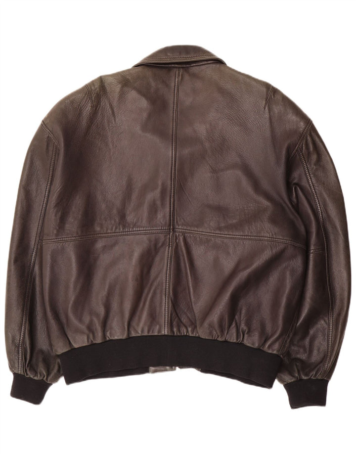 Giacca in pelle da uomo Liberty IT 54 2XL Pelle marrone