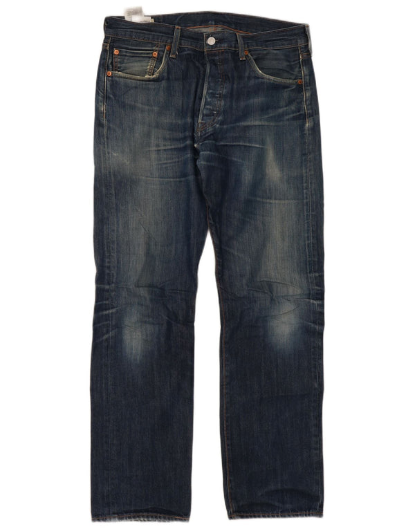 Levi's Uomo 501 Jeans dritti W33 L32 Cotone blu navy