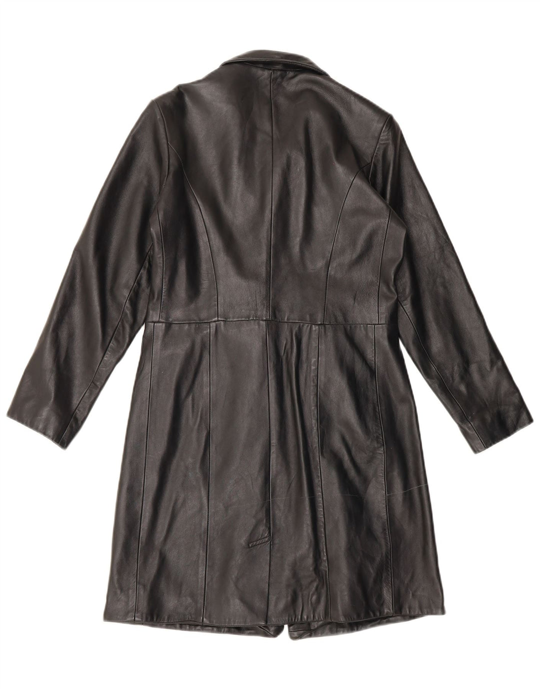 Cappotto in pelle da donna Helium UK 10 piccolo nero