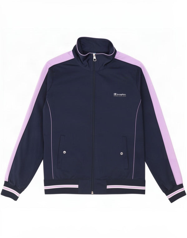Champion Giacca da tuta da donna Heritage Fit UK 10 Small Blu navy