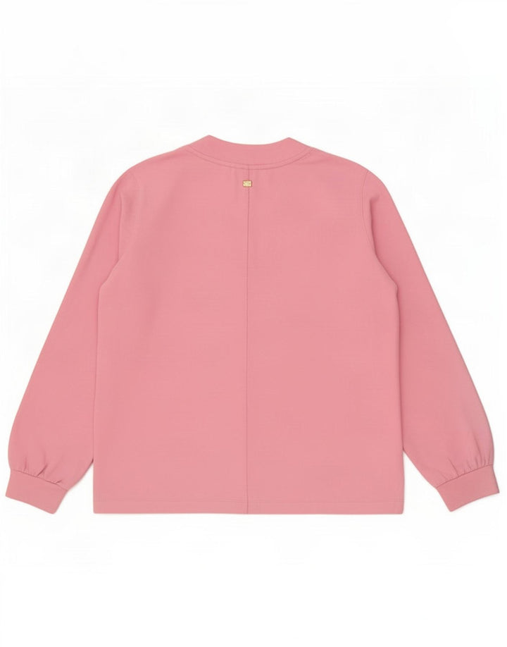 Joop Top oversize da donna manica lunga EU 38 cotone rosa medio