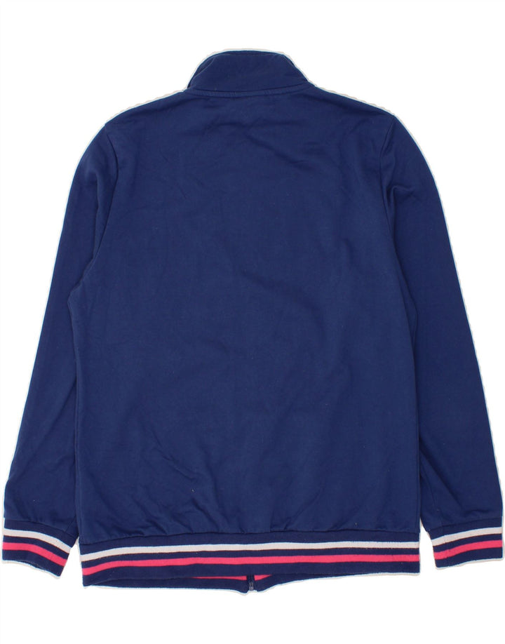 UMBRO Womens Tracksuit Top Jacket UK 16 Large Navy Blue Polyester Vintage Umbro and Second-Hand Umbro from Messina Hembry 